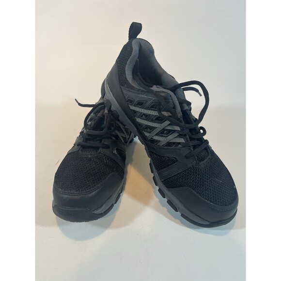 Reebok SubLite Work Shoe Mens Size 9 Black Safety Steel Toe RB4016 - Picture 1 of 12